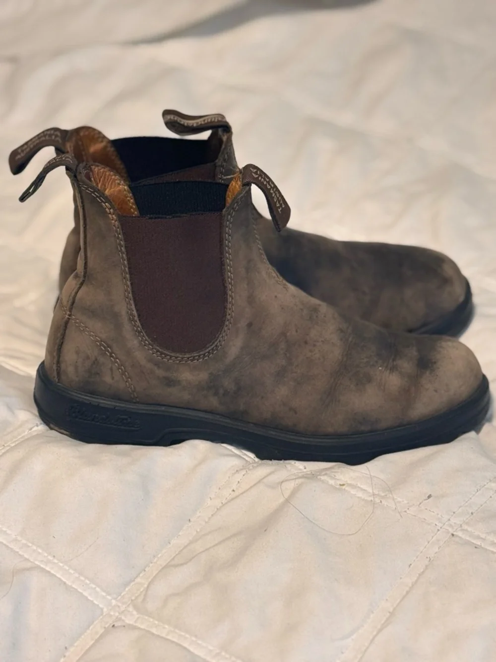 Blundstone Brown Leather Chelsea Work Boots